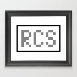 RCS Logo Framed Art Print