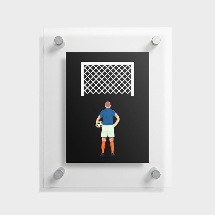 Penalty Kick Floating Acrylic Print