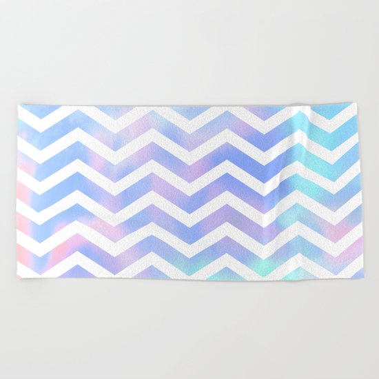 Chevron dreams Beach Towel