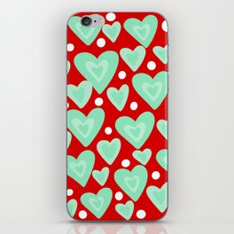  In The Mood For Love - Red and Green iPhone Skin