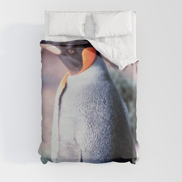 King Penguin on Heard Island Duvet Cover