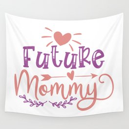 Future Mommy Wall Tapestry