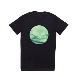 Green Mint Mountains T Shirt