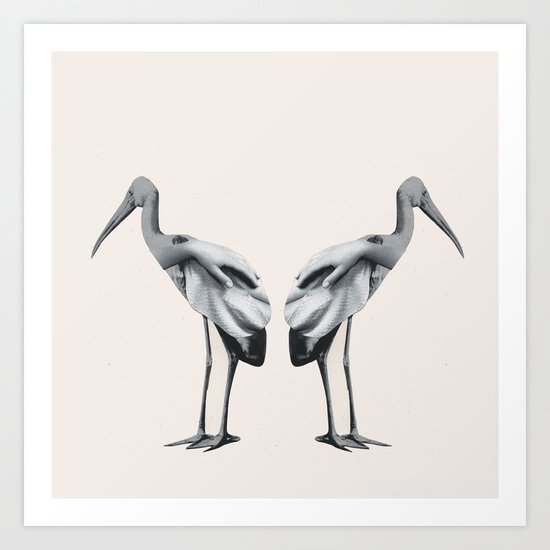 Handbirds Art Print