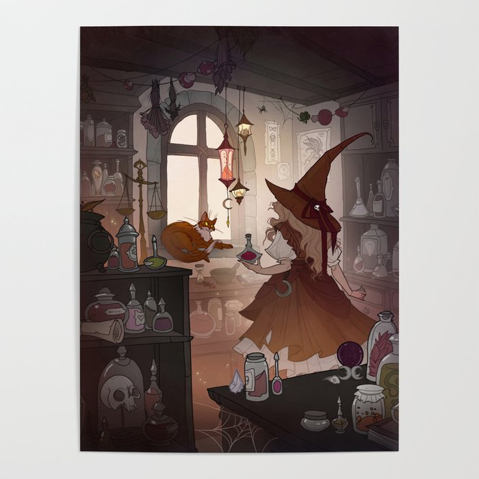 Apothecary Witch Poster