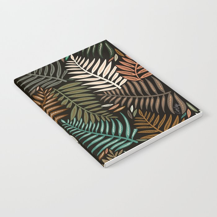 Palm Pattern – Khaki Green Notebook