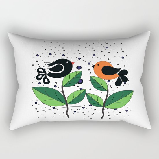 cute bird Rectangular Pillow