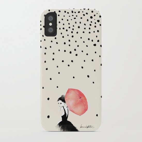 Polka Rain iPhone Case