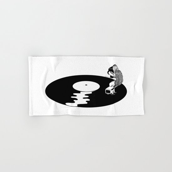 Don't Just Listen, Feel It Hand & Bath Towel