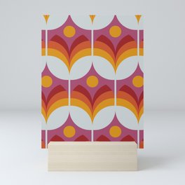Mod Rainbow Tulips Mini Art Print