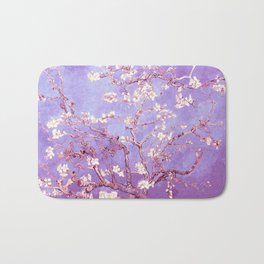 Van Gogh Almond Blossoms Orchid Purple Bath Mat