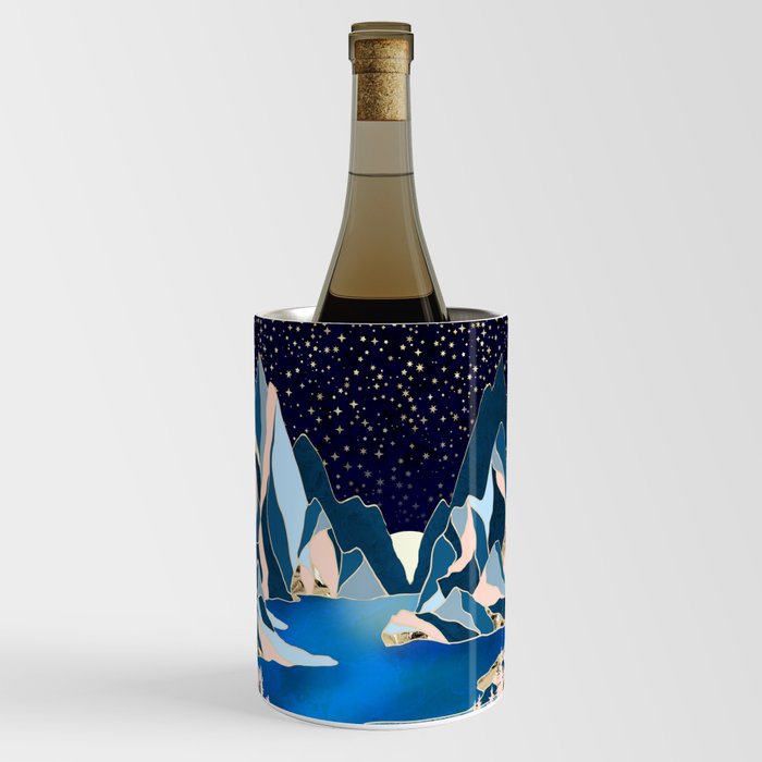 Star Peaks Wine Chiller by SpaceFrogDesigns Society6