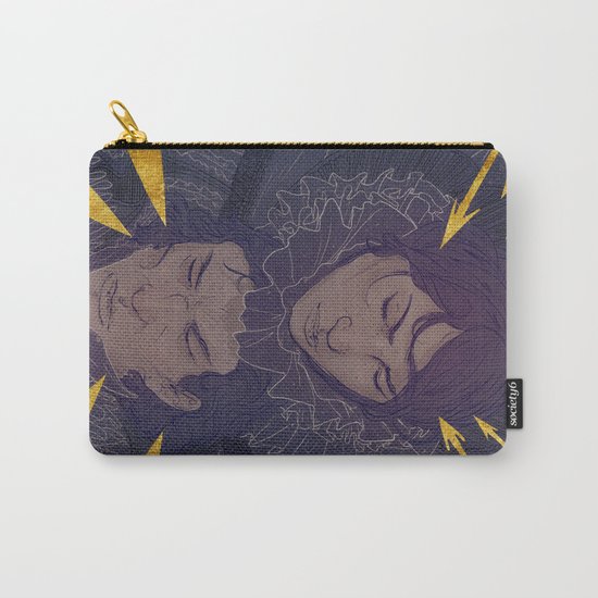 Frightened Eyes Carry-All Pouch