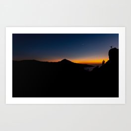 Sunset in the Teide Art Print