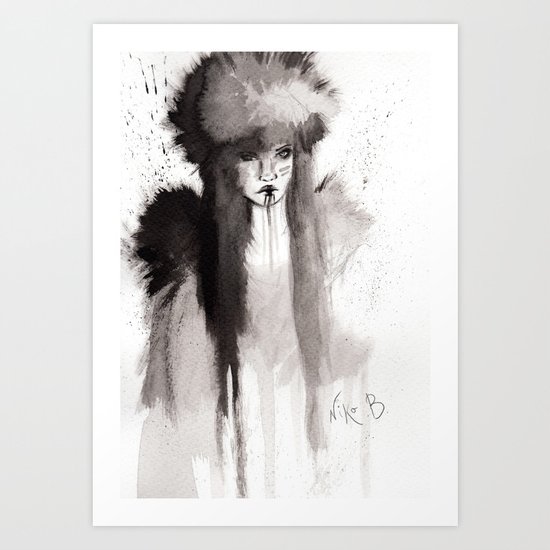 Inteligencia militar (sketch version) Art Print