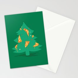 Merry Pizza Stationery Card