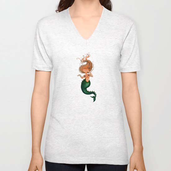 mermaid Unisex V-Neck
