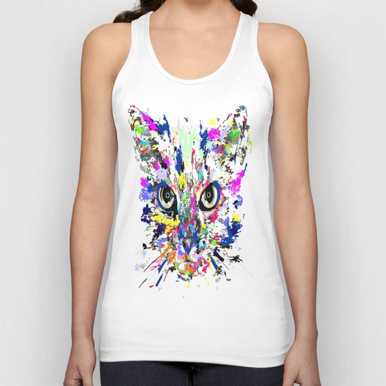 Kitty Cat Unisex Tank Top