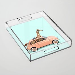 GIRAFFE CAR Acrylic Tray