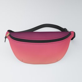 Strawberry Pink Skies Colorful Gradient Fanny Pack