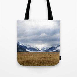The Home of the Long White Cloud on the Road to Milford Sound Tote Bag
