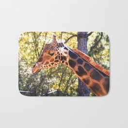 Baringo Giraffe Bath Mat | Digital, Ugnda, Rare, Santabarbara, Color, Africa, Nature, Giraffe, Animal, Wildlife 
