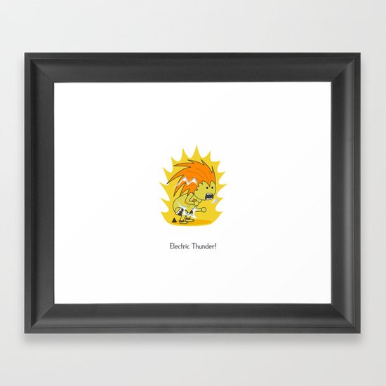Electric Thunder! Framed Art Print