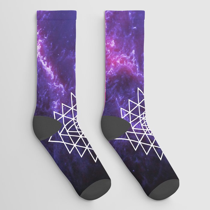 Violet Flame Socks