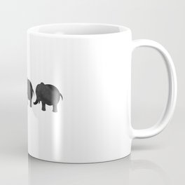 Three Baby Elephants Coffee Mug