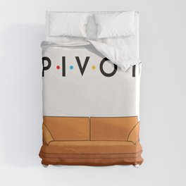 Pivot Friends Duvet Cover