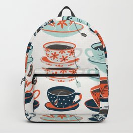 Tea Time – Coral & Teal Backpack