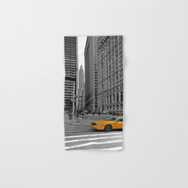 NYC - Yellow Cabs - Trinity Place Hand & Bath Towel