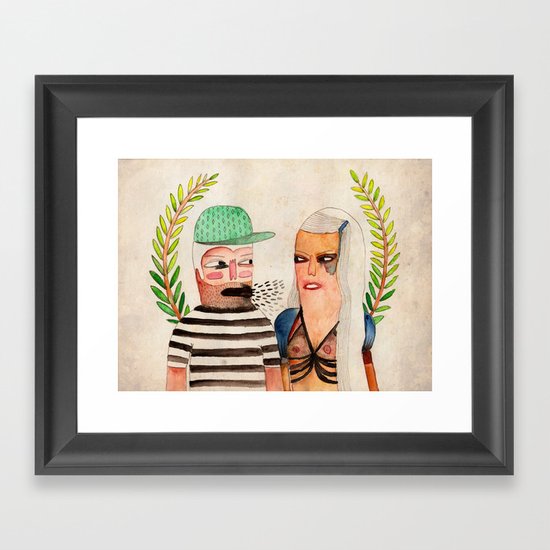 His 'N' Hers Framed Art Print