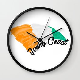 Ivory Coast flag Wall Clock | Graphicdesign, Ivorycoastgift, Ivorycoast, Ivorycoasthome, Ivorycoasttrip, Ivorycoastroots, Ivorycoastretro, Ivorycoastgifts, Ivorycoastvibes, Ivorycoastmap 