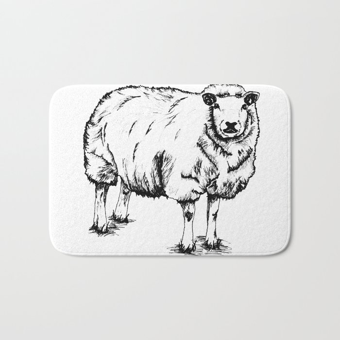 Sheep Sheep. Bath Mat
