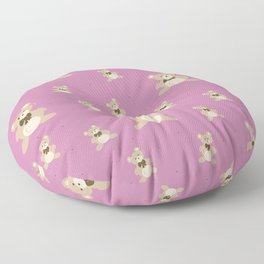 Teddy Bears - Pink Floor Pillow