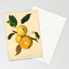 The Yellow Elliot Apple (1811) Stationery Card