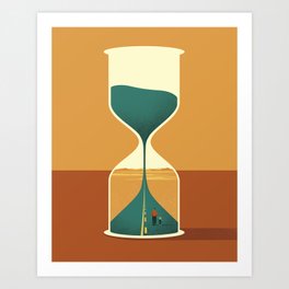 Hourglass Art Prints to Match Any Home s Decor Society6