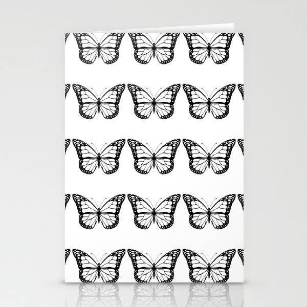 dark butterfly Stationery Cards