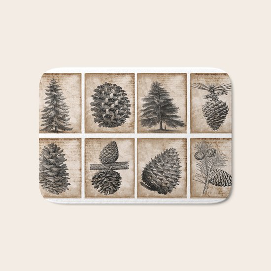 Christmas Trees Bath Mat