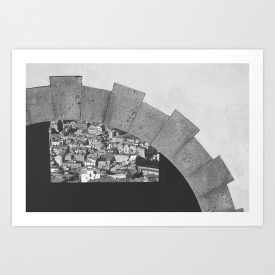 Napoli città nascosta Art Print