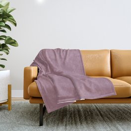 Cinereous Mauve Throw Blanket