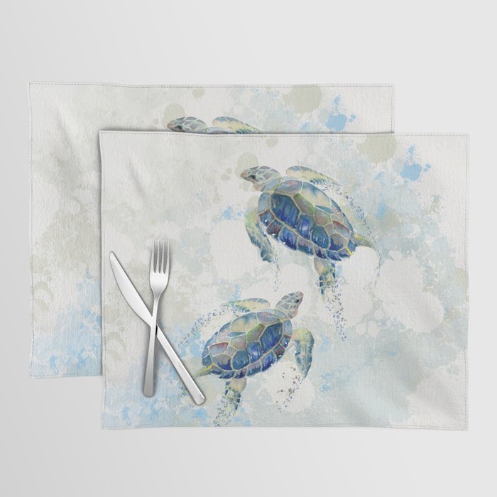 Swimming Together 2 - Sea Turtle  Placemat