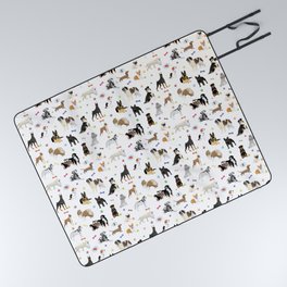 Various Dogs Pattern Picnic Blanket