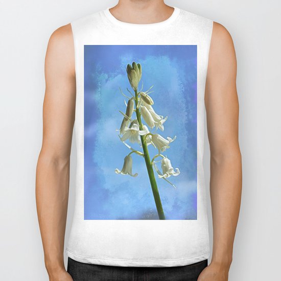Albino Bluebells Biker Tank