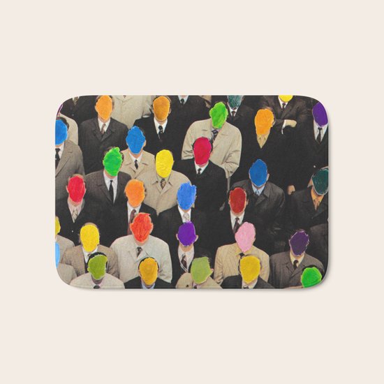 Rainbow people Bath Mat