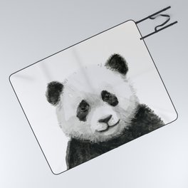 Baby Panda Watercolor Picnic Blanket