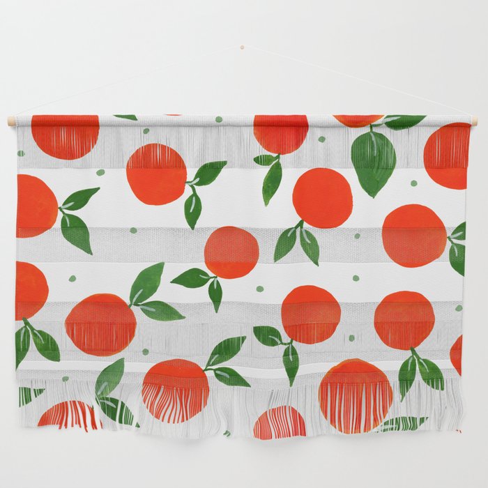 Tangerine pattern Wall Hanging