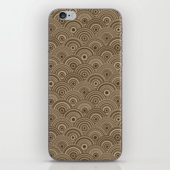Orbis (Brown) iPhone & iPod Skin