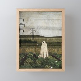 There's A Ghost in the Cabbage Patch Again... Framed Mini Art Print
